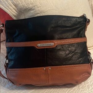 Stone Mountain Two-Tone Leather purse